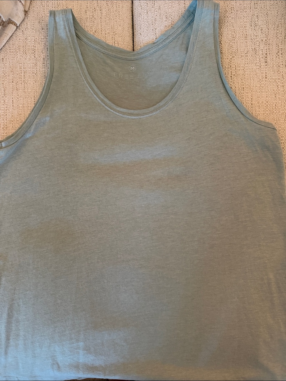 Free Fly Light Sage Green Tank Top - Picture 2 of 4